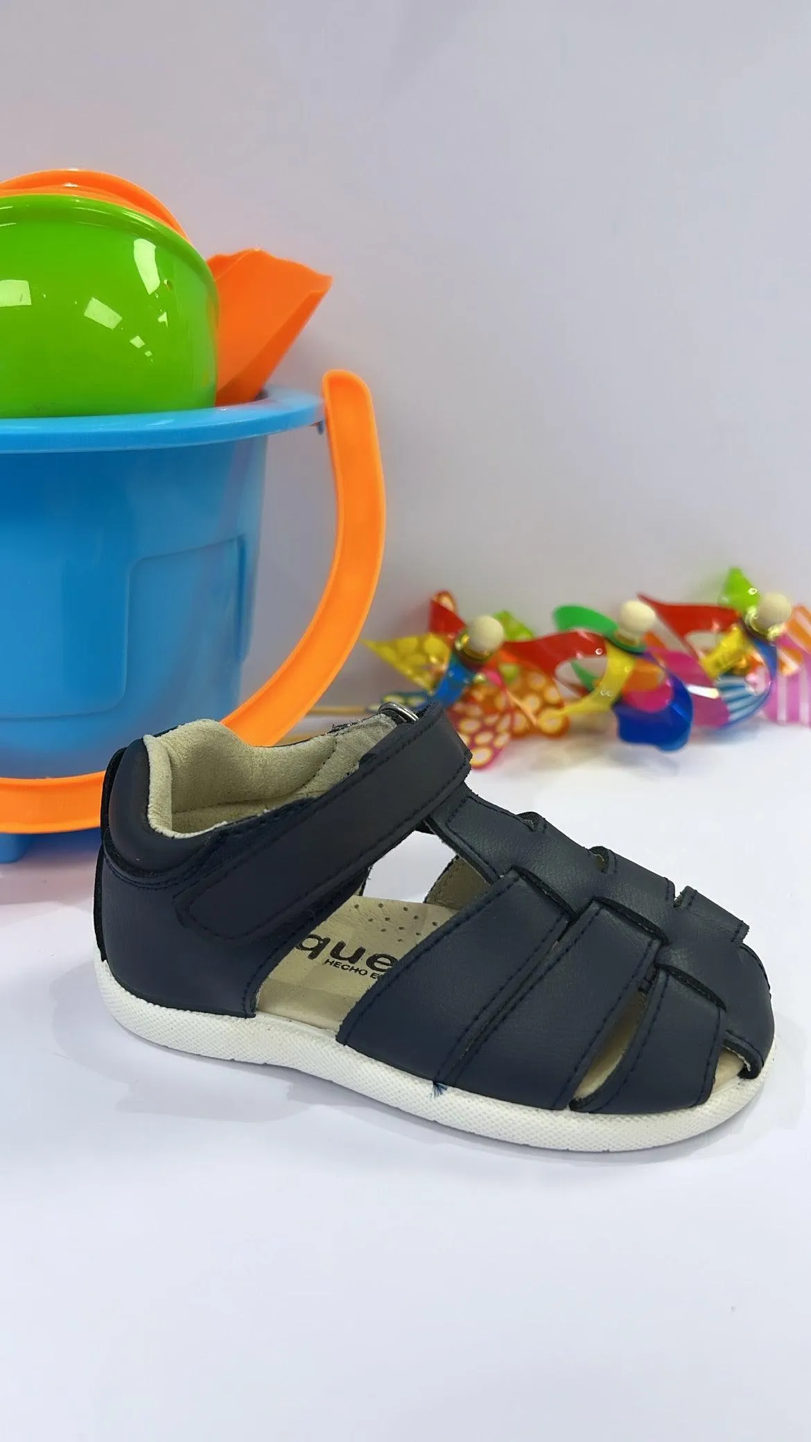 110801 Navy Boys Sandal