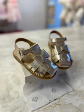 241420 Fully Covered Gold Sandal