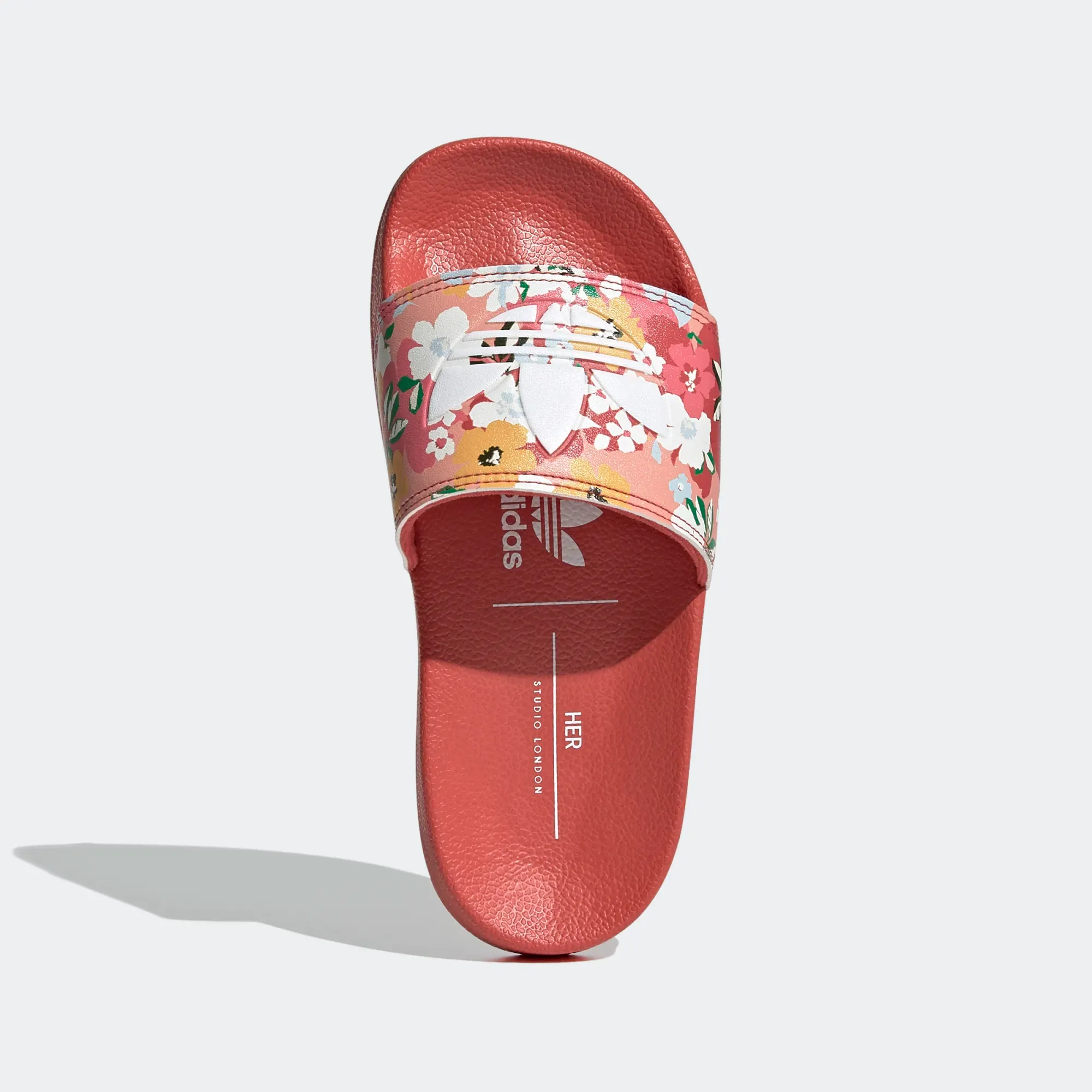 Adidas Kid's Adilette Lite Slides - Hazy Rose / Cloud White