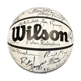 All-Time Great Coaches 27 Signature Wilson Basketball (Beckett)