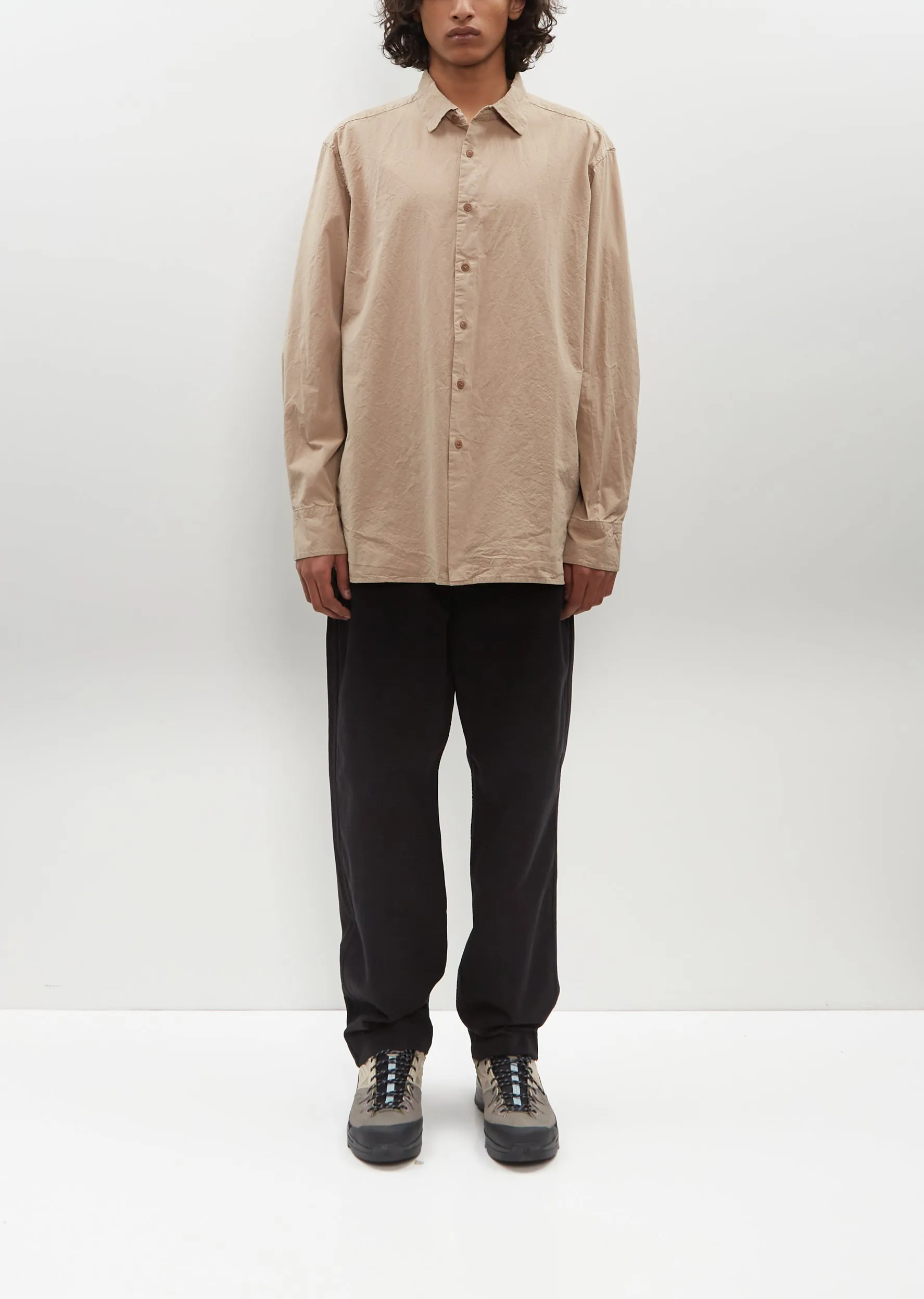 Big Raccourcie Shirt — Light Beige