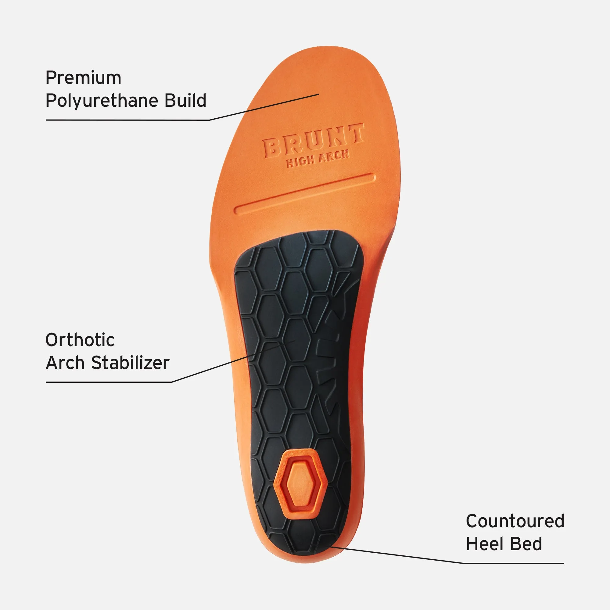 BRUNT High Arch CUSH’N® Insole