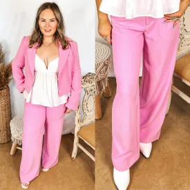 Certified Chic Trouser Pants with Pockets in Pink