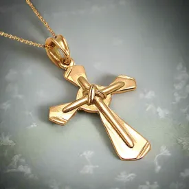 Christening Cross 14k Gold (STX-06)