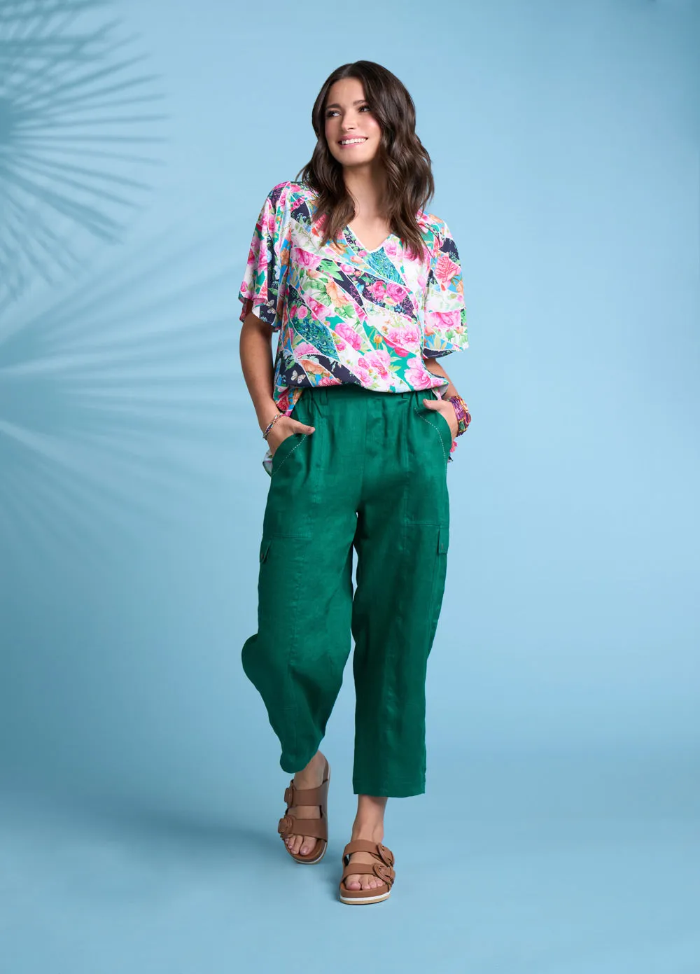 Coast Pant in Jade