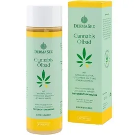 DERMASEL cannabis oil bath lemon limited edition 250 ml