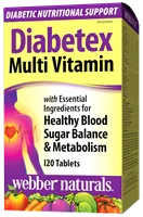 Diabetex Multi Vitamin, with Essential Ingredients, 120 tablets