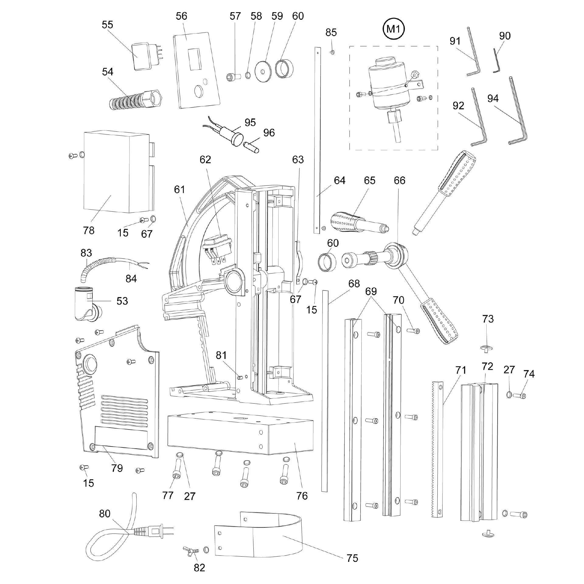 Evolution EVOMAG42 Spare Parts (Body)