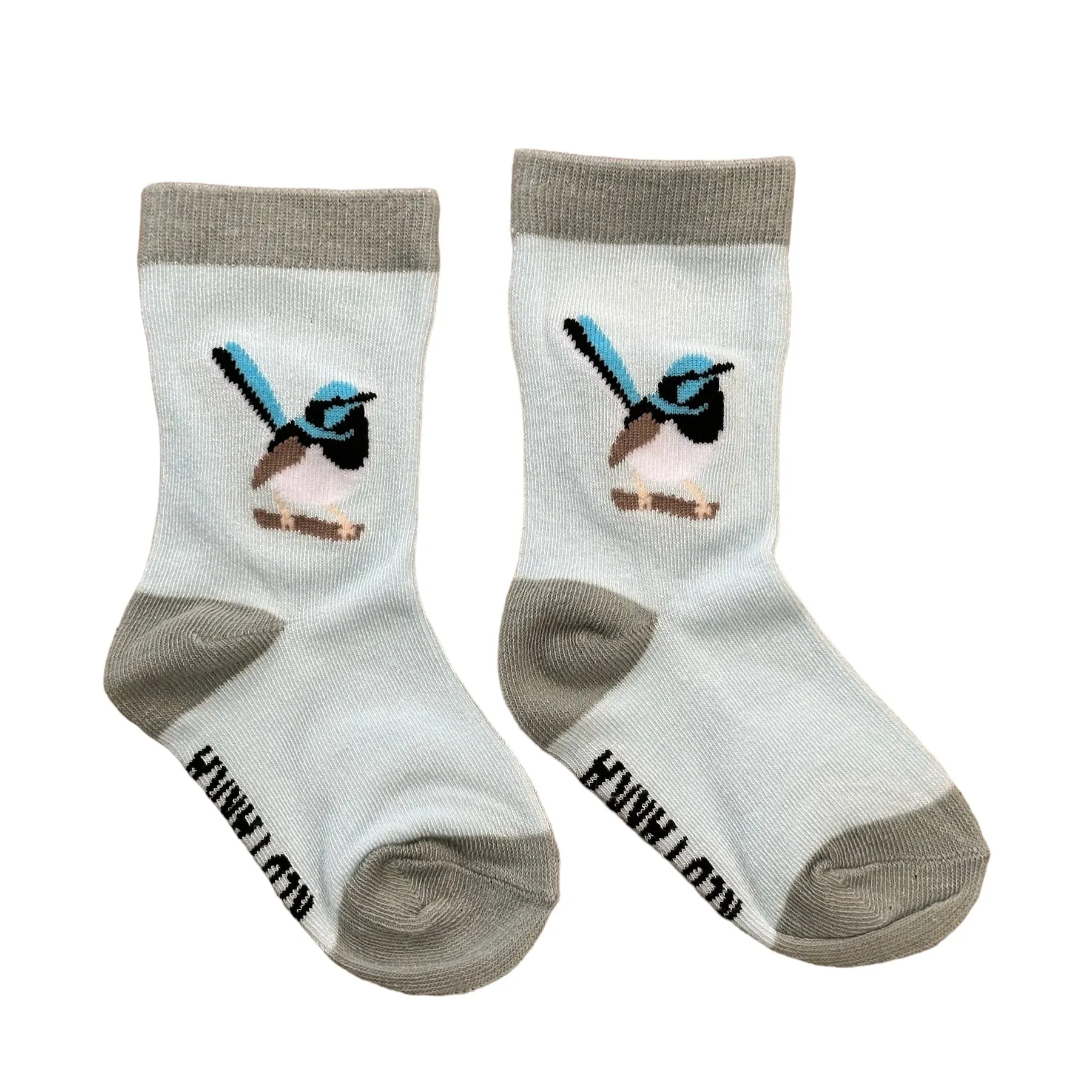 Fairy Wren Socks (Blue)