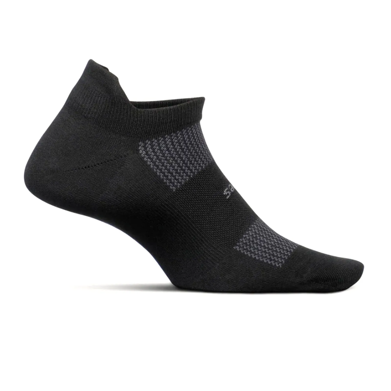 Feetures FA5501 High Performance Ultra Light No Show Tab Sock (Unisex) - Black