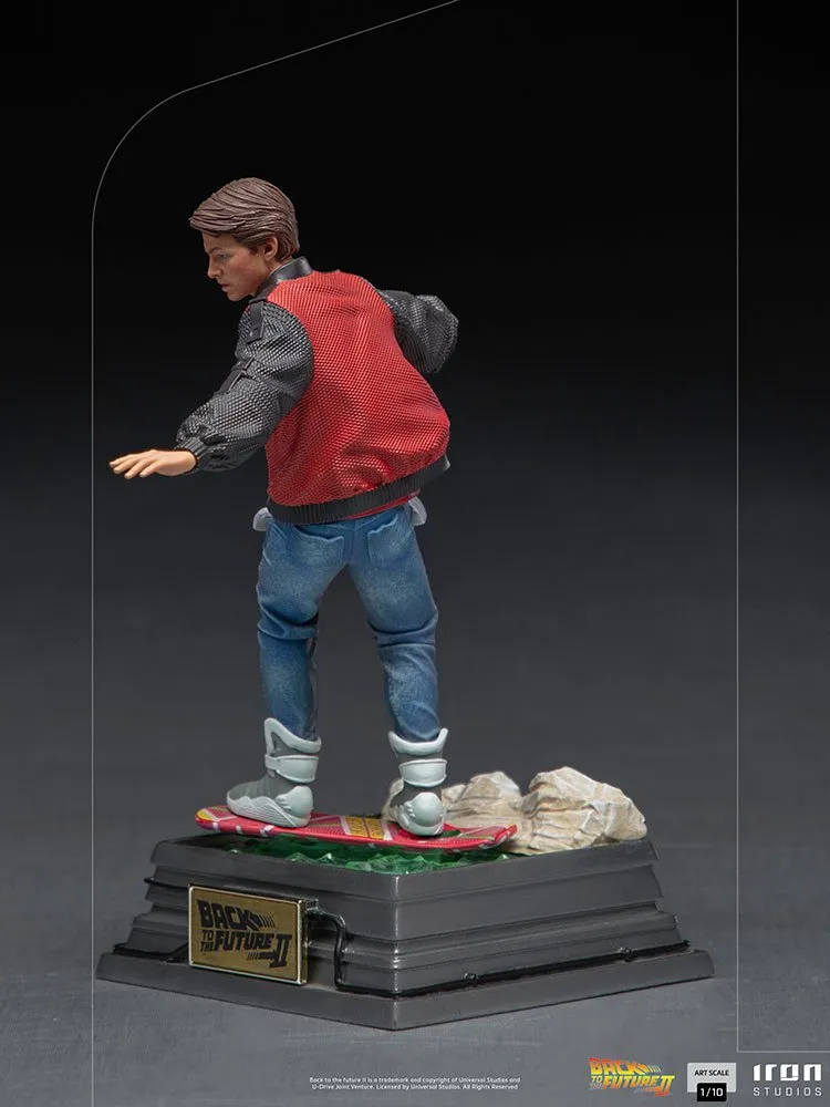 Iron Studios Back to the Future Part II Marty McFly on Hoverboard 1:10 Scale Statue