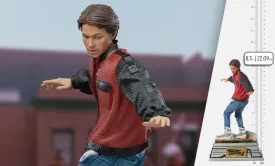 Iron Studios Back to the Future Part II Marty McFly on Hoverboard 1:10 Scale Statue