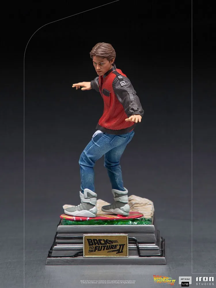 Iron Studios Back to the Future Part II Marty McFly on Hoverboard 1:10 Scale Statue