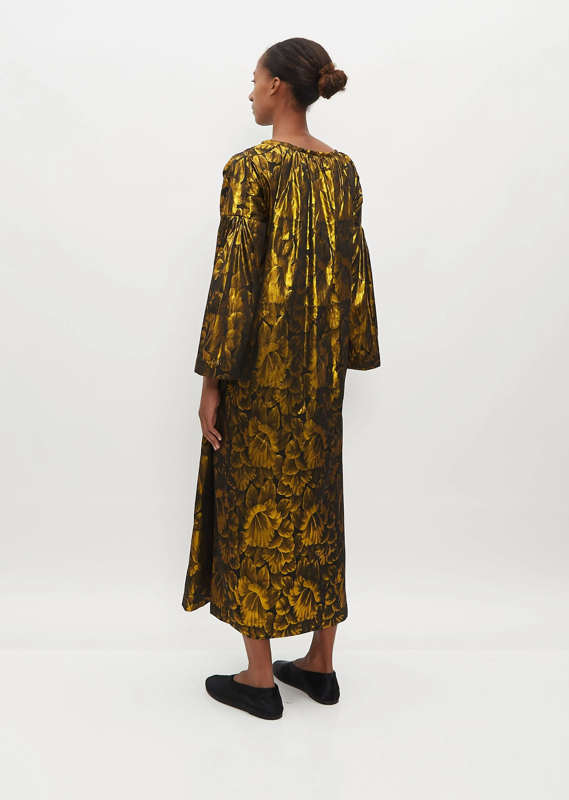 Jaipur Dress — Gold and Black