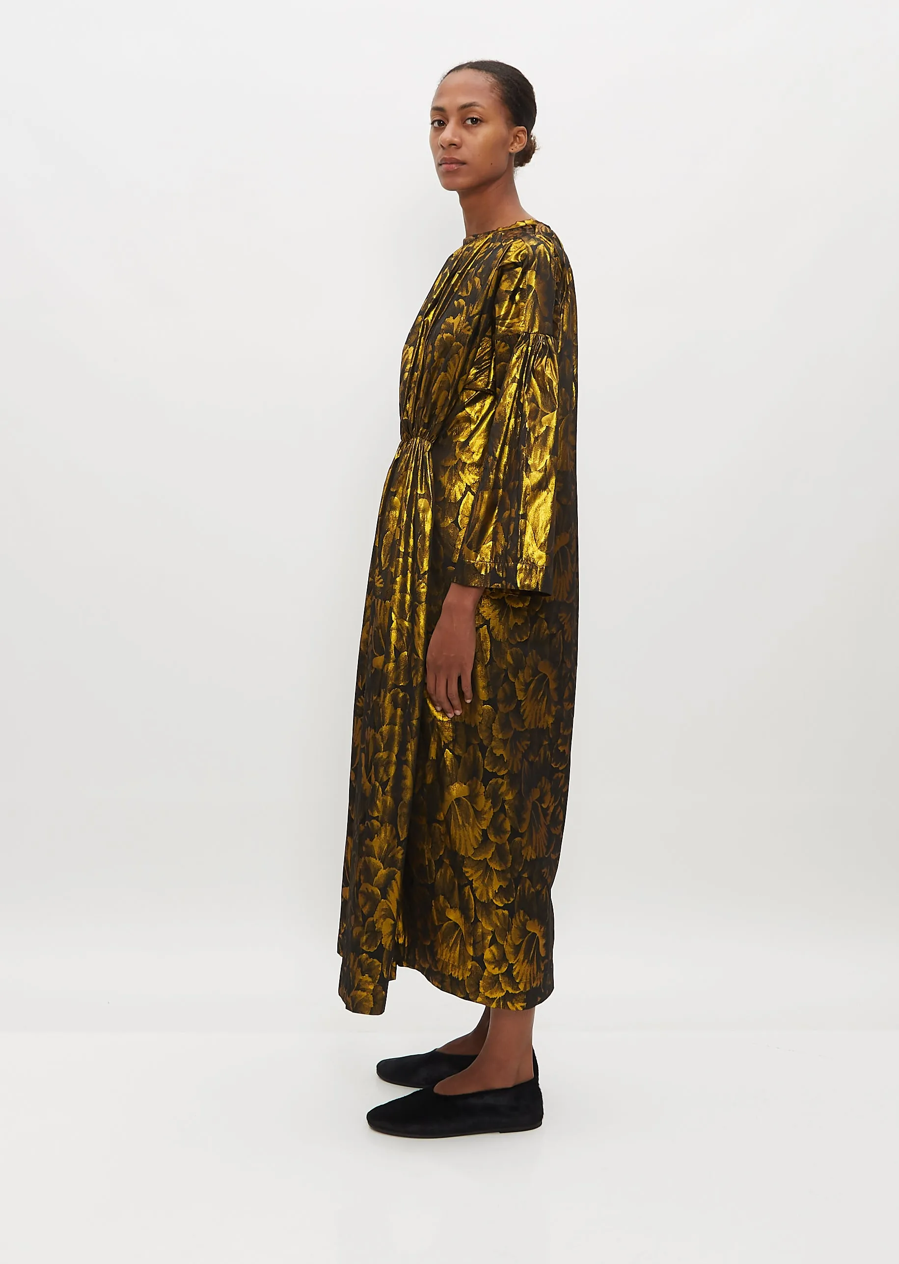 Jaipur Dress — Gold and Black