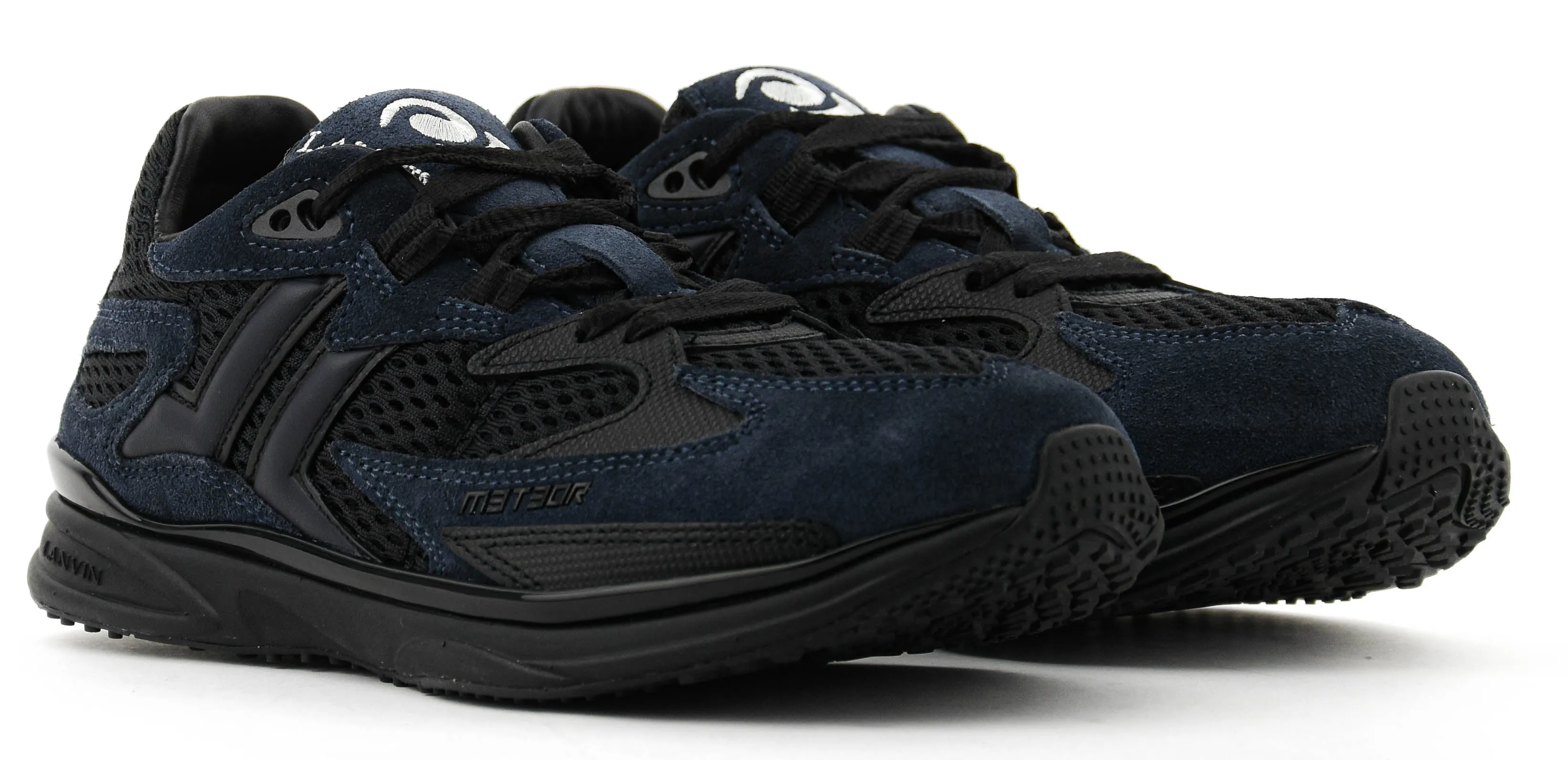 LANVIN METEOR SNEAKER BLACK BLUE