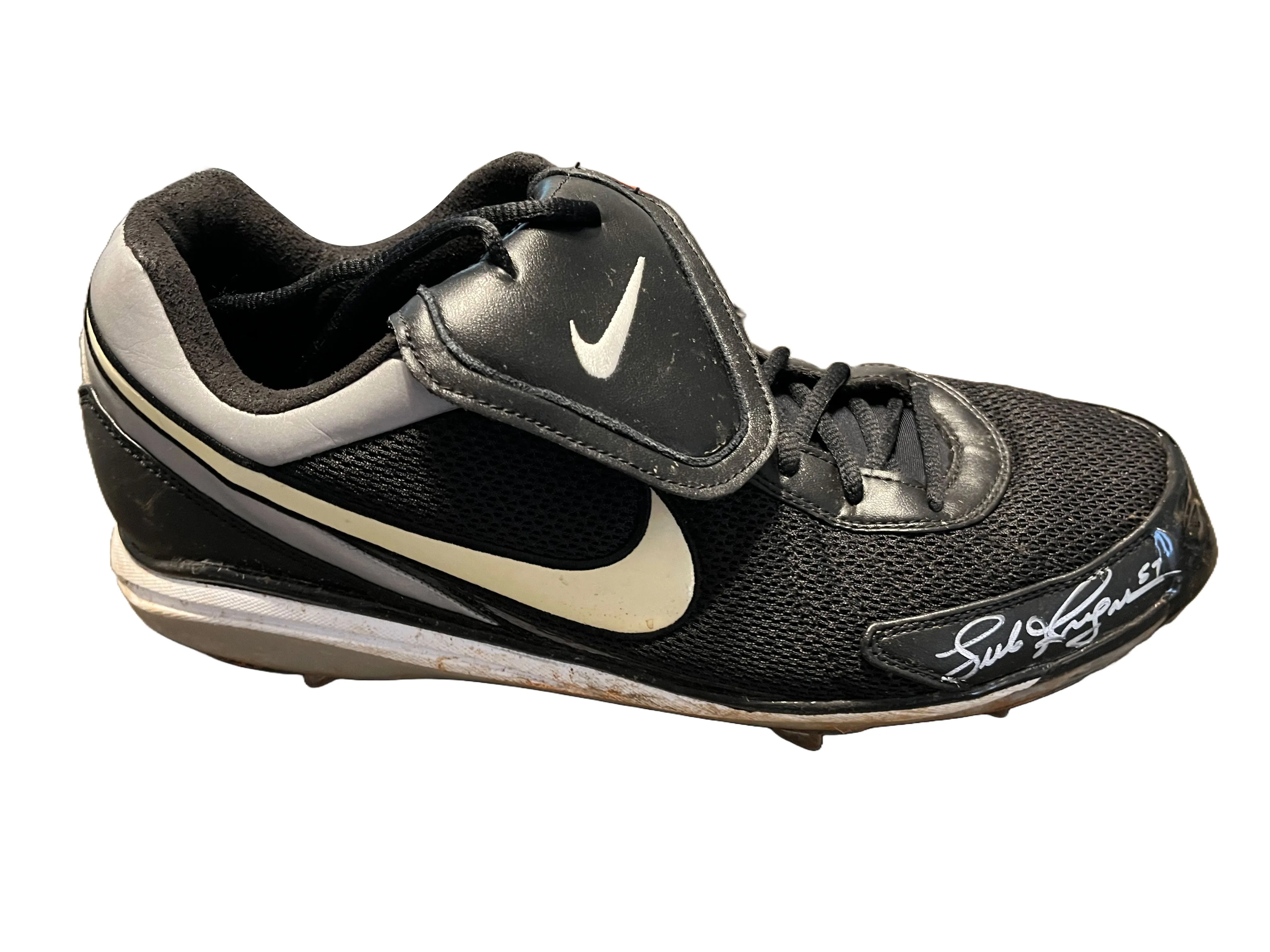 Luke Gregerson Autographed Game Used Cleats - Player's Closet Project