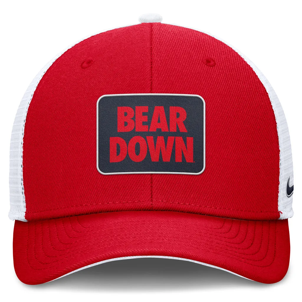 NCAA Arizona Wildcats Nike Bear Down Patch Trucker Adjustable Hat