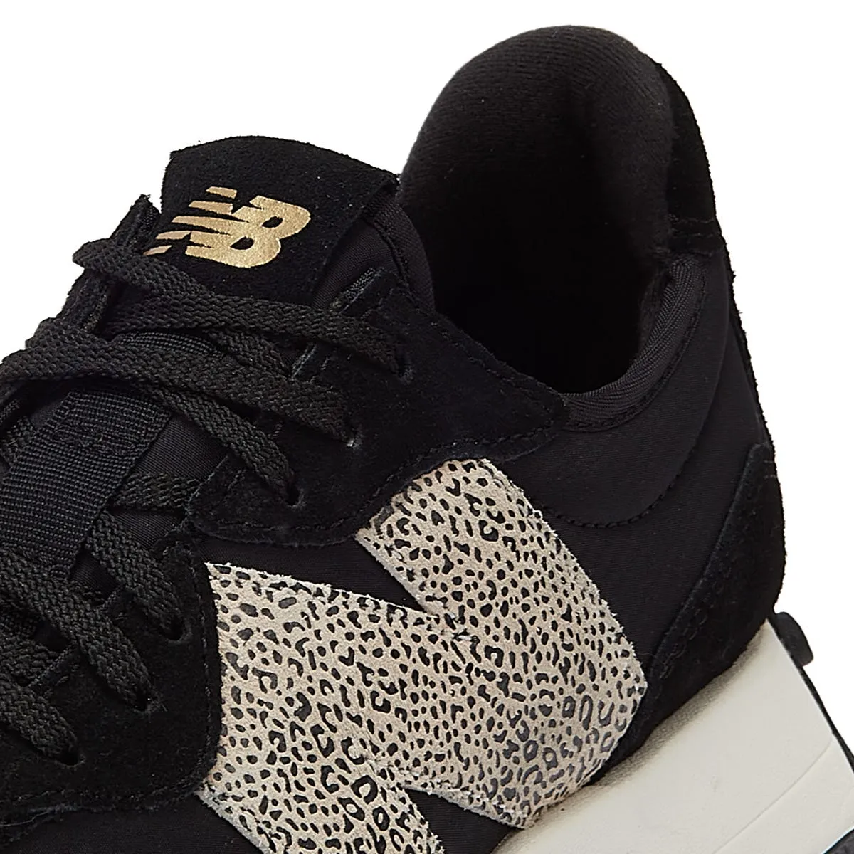 New Balance 327 Womens Animal Print Black Trainers