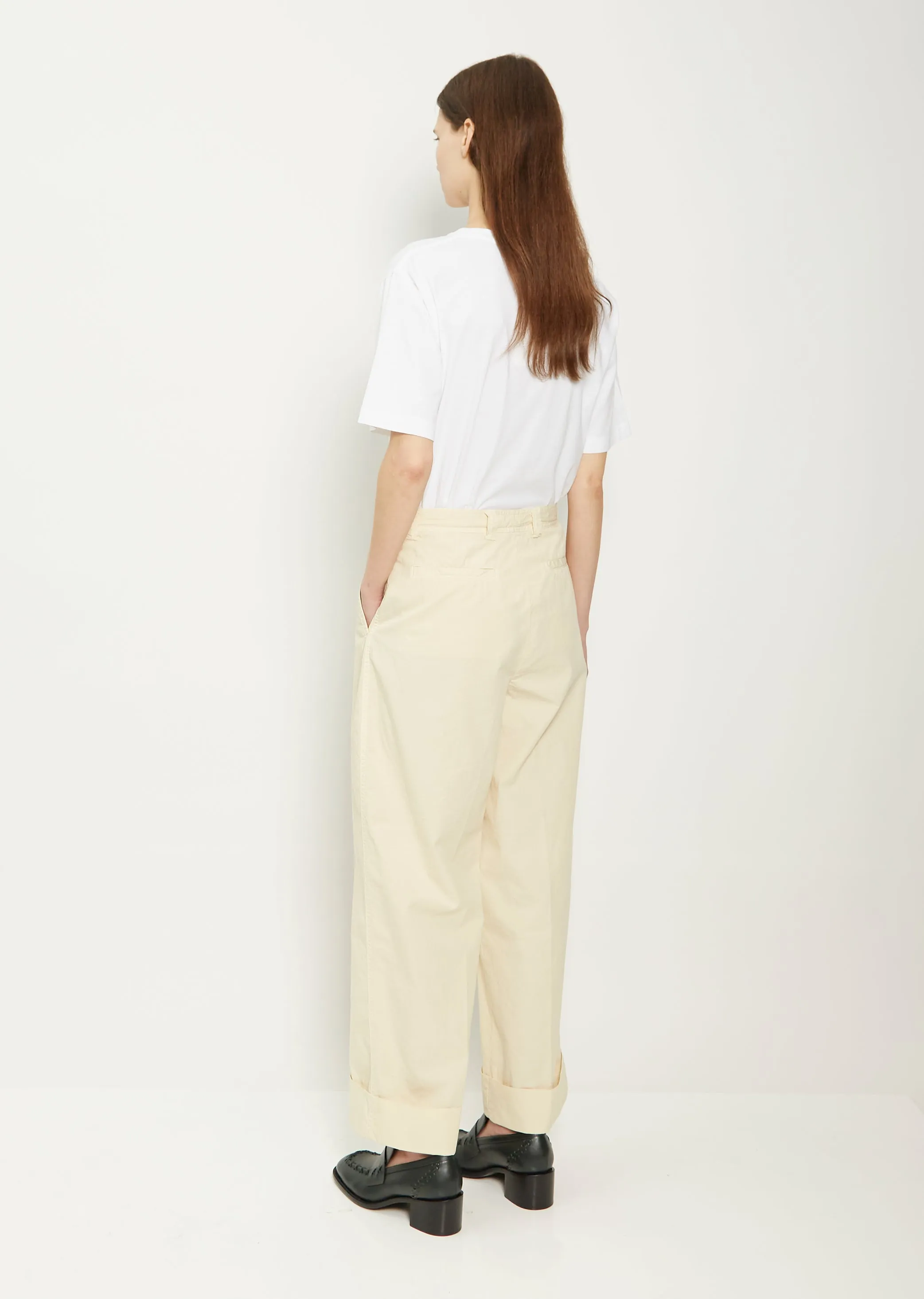 Pakora Cotton Pants — Ecru