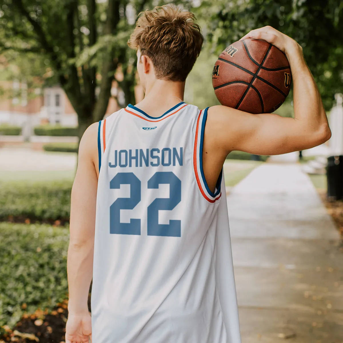 Pi Kapp Retro Block Basketball Jersey