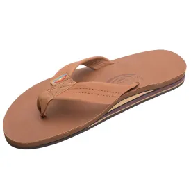 Rainbow Sandals Mens Premier/Classic Leather Double Layer With Arch  - Tan/Brown