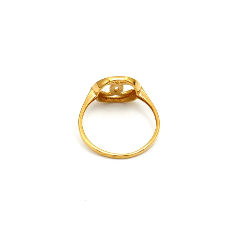 Real Gold GZCH Plain Round Ring 0074-7YZ (SIZE 6) R2239