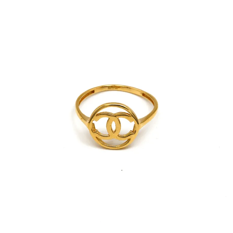 Real Gold GZCH Plain Round Ring 0074-7YZ (SIZE 6) R2239