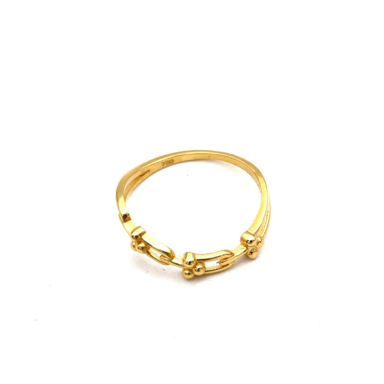 Real Gold GZTF Hardware Ring (Size 5) - Model 7434 R2555