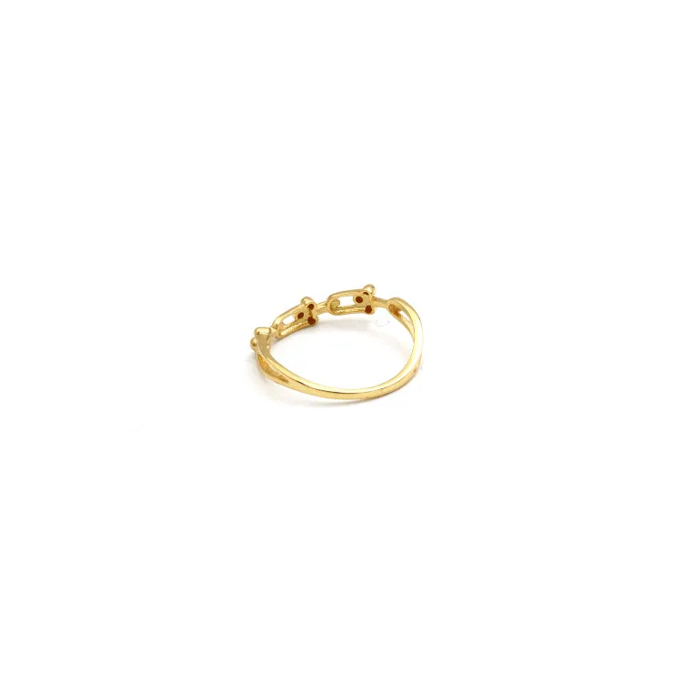 Real Gold GZTF Hardware Ring (Size 5) - Model 7434 R2555