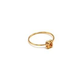 Real Gold Luxury Square Ring (Size 7) - Model 7222 R2500