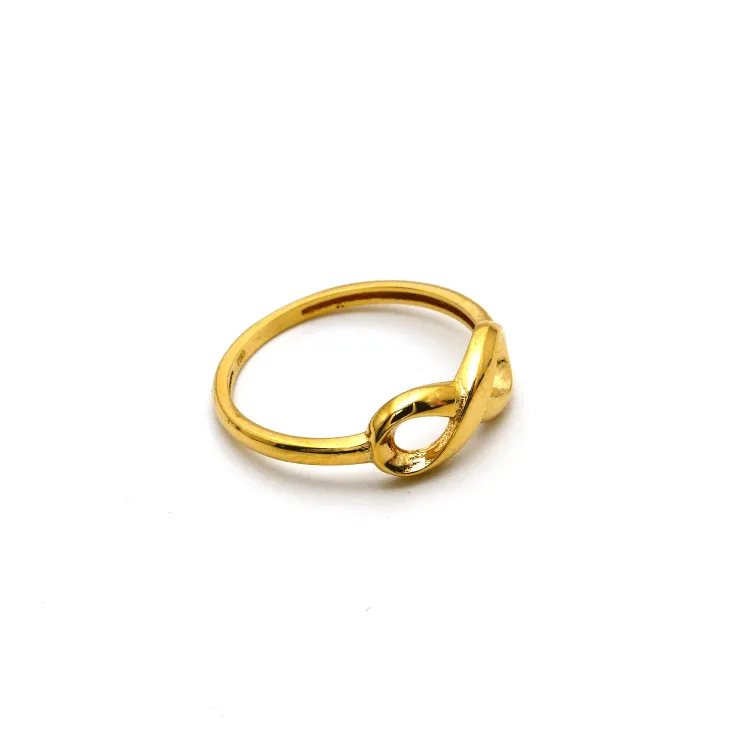 Real Gold Plain Infinity Ring 6242 (SIZE 7) R1992