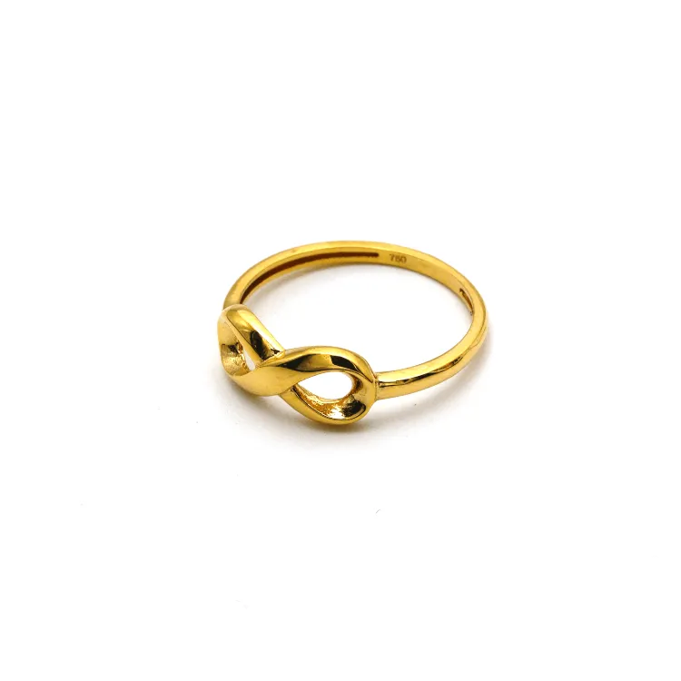 Real Gold Plain Infinity Ring 6242 (SIZE 7) R1992