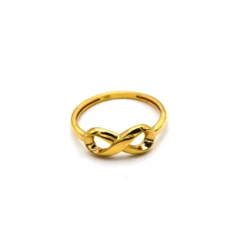 Real Gold Plain Infinity Ring 6242 (SIZE 7) R1992