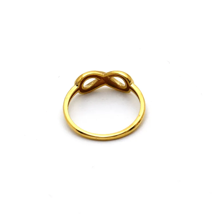 Real Gold Plain Infinity Ring 6242 (SIZE 7) R1992