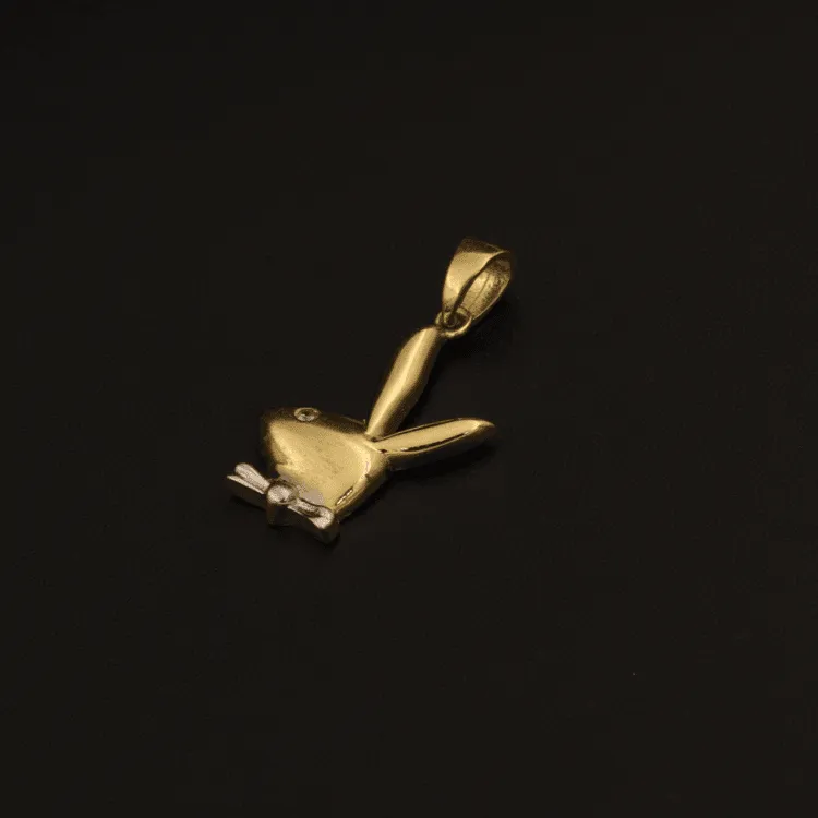 Real Gold Rabbit Pendant 002 2020