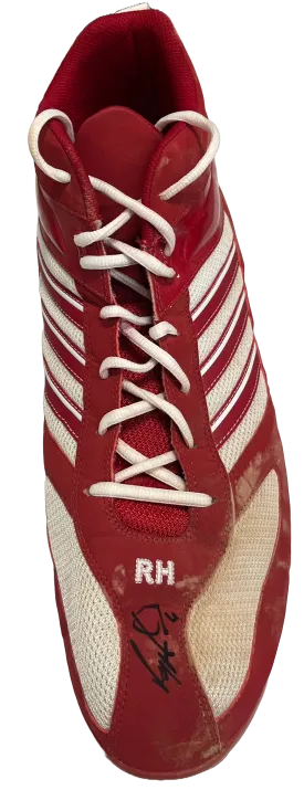 Ryan Howard Autographed Adidas Red/White Left Cleat - Player's Closet Project