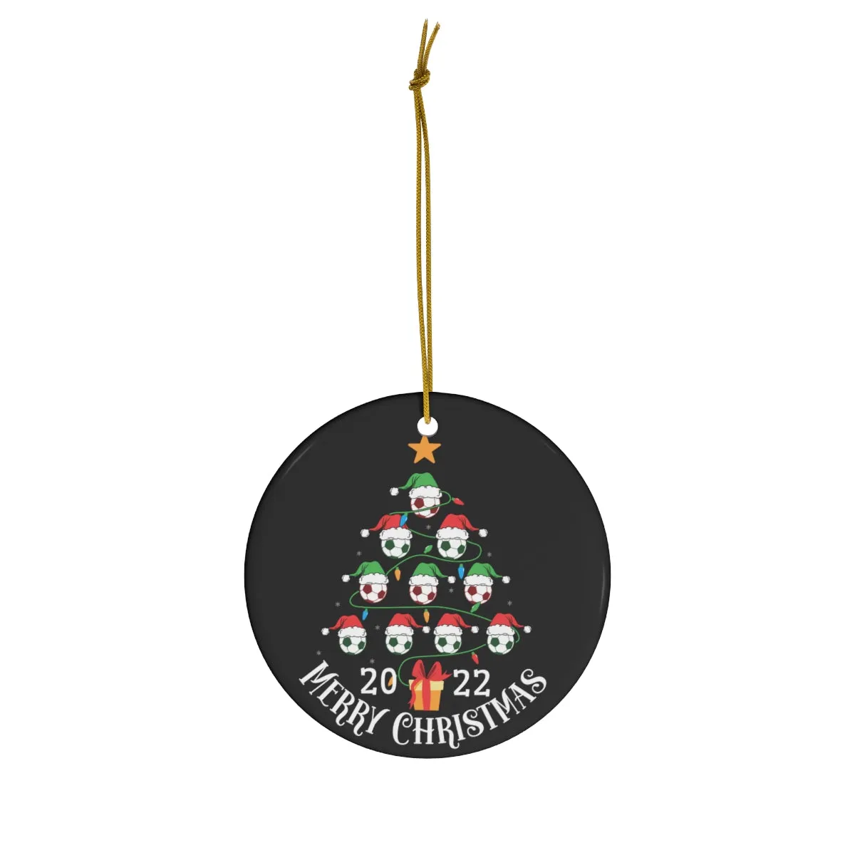 Soccer Christmas Tree Ornament