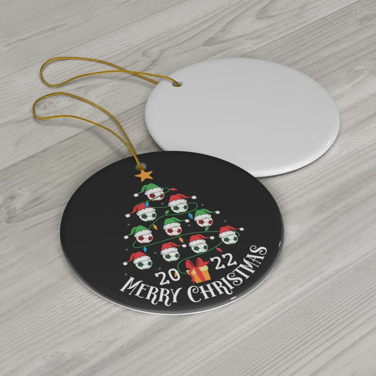 Soccer Christmas Tree Ornament