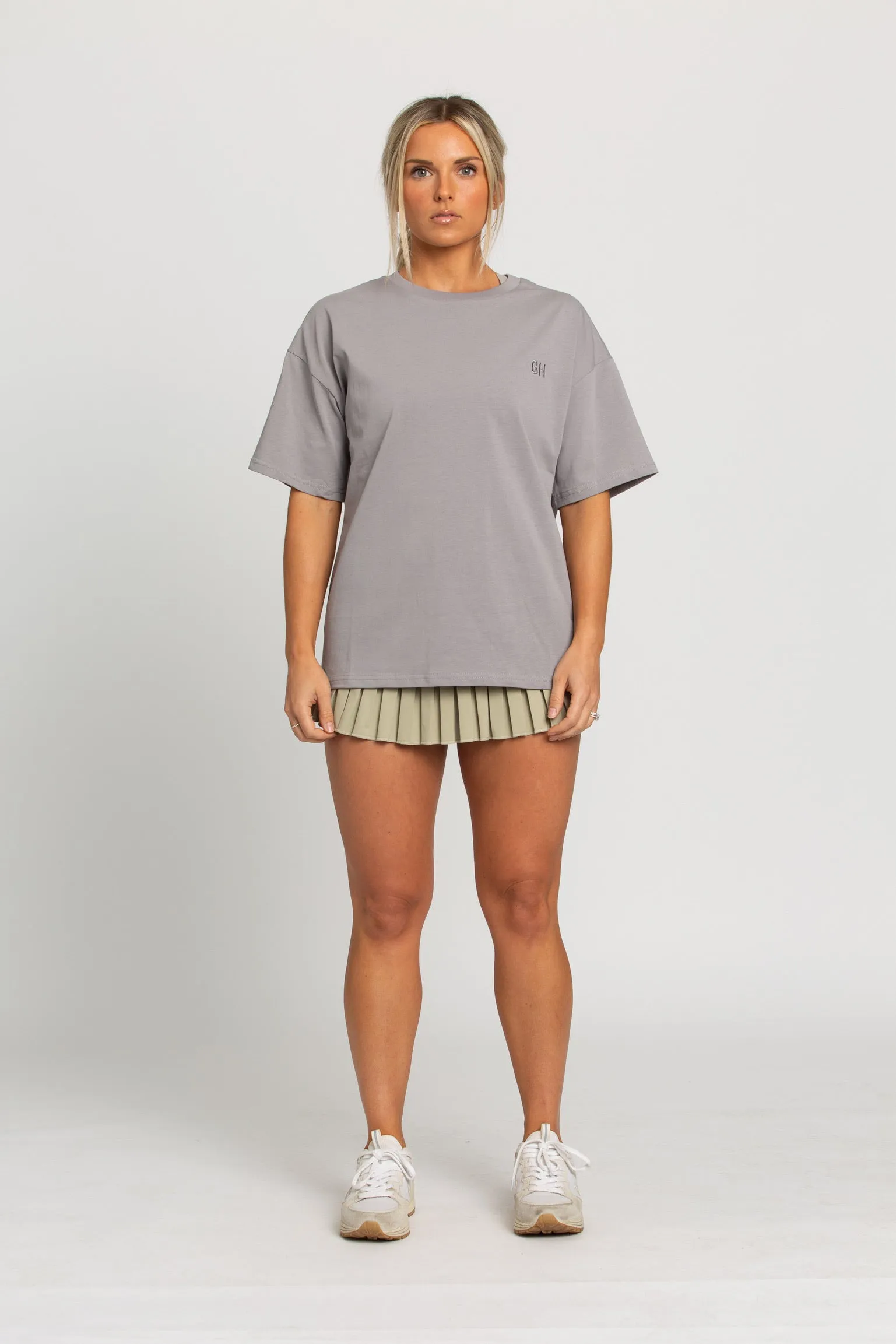 Steel Oversized Boyfriend Tee