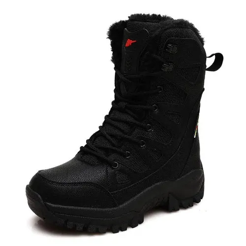 Tactical Military Leather Boots - Men's SWAT Army Casuals