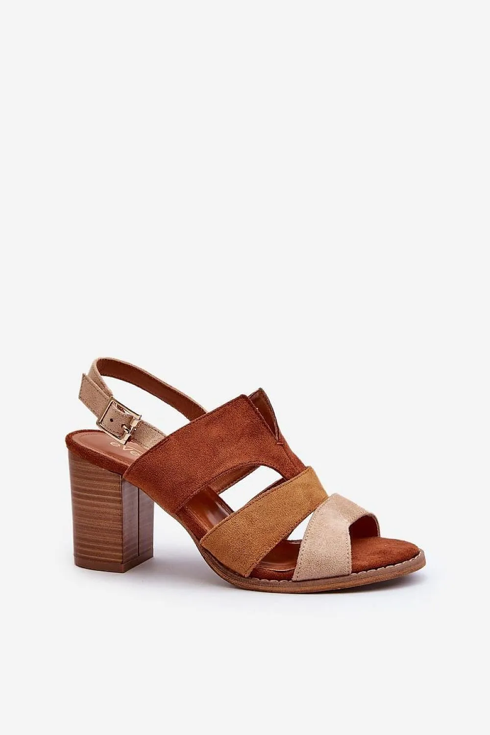 TEEK - Eco-Suede Shade Heel Sandals