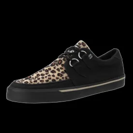 TUK - Leopard Print Suede D-Ring VLK Creeper Sneaker Shoe