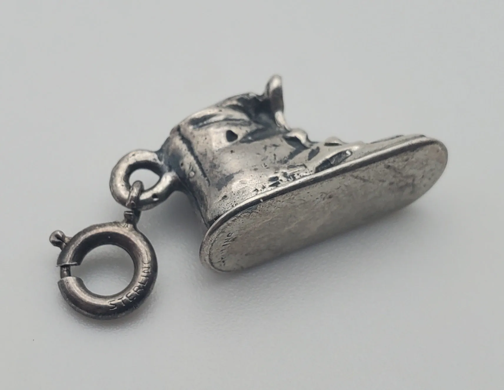 Vintage Sterling Silver Sneaker Charm