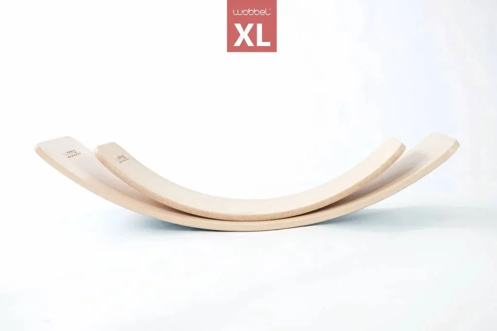 Wobbel XL Transparent Lacquer Balance Board